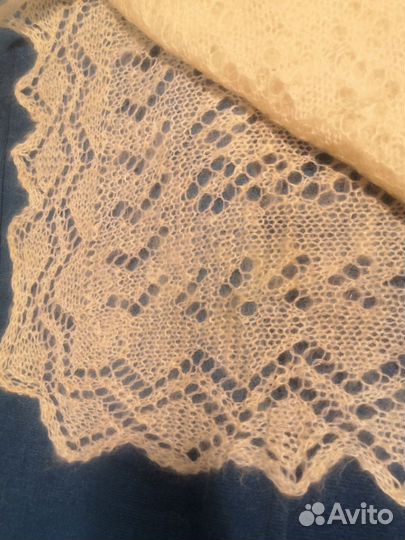 Оренбургский пуховый платок паутинка