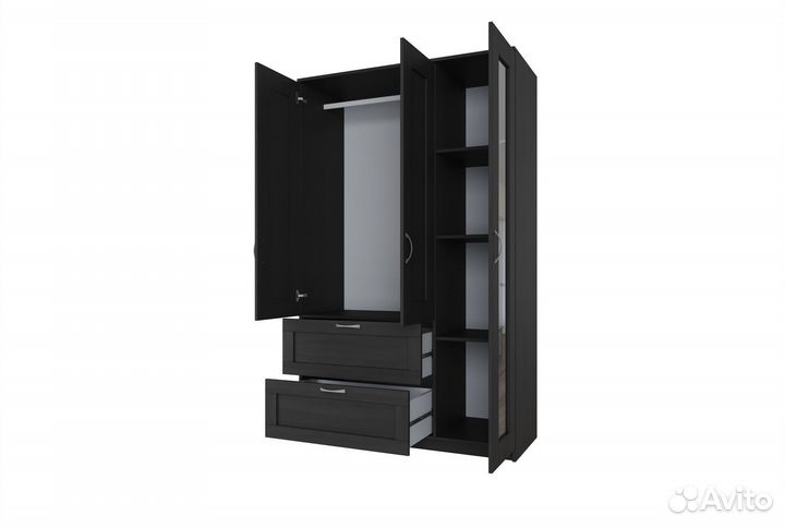 Шкаф комбинированный Сириус 3 двери, 2 ящика и 1 з