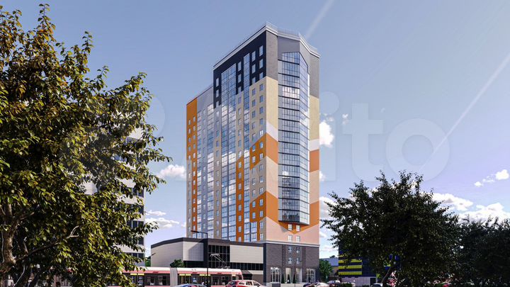 2-к. квартира, 41,7 м², 8/20 эт.