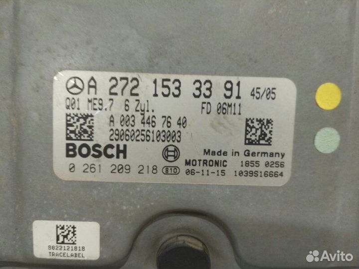 Блок управления двигателем Mercedes-Benz C-Class