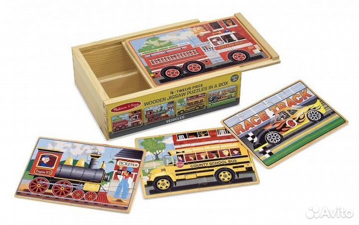 Пазлы Транспорт Melissa & Doug