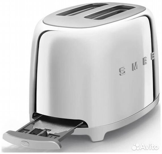 Тостер Smeg TSF01sseu, хром