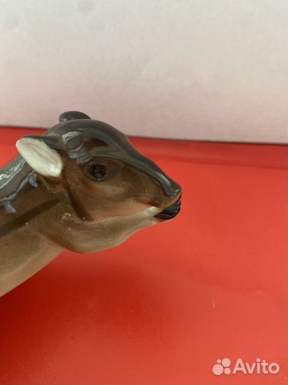 Статуэтка «Вепрь/кабанчик» Лфз фарфор