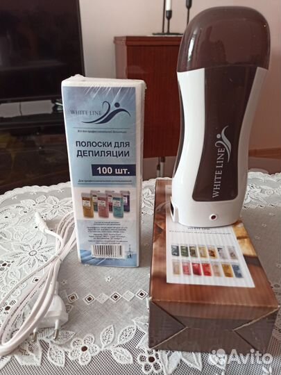 Нагреватель для картриджа + полоски для депиляции