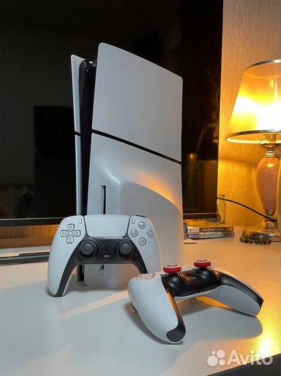 Sony playstation 5 slim с дисководом blue rey