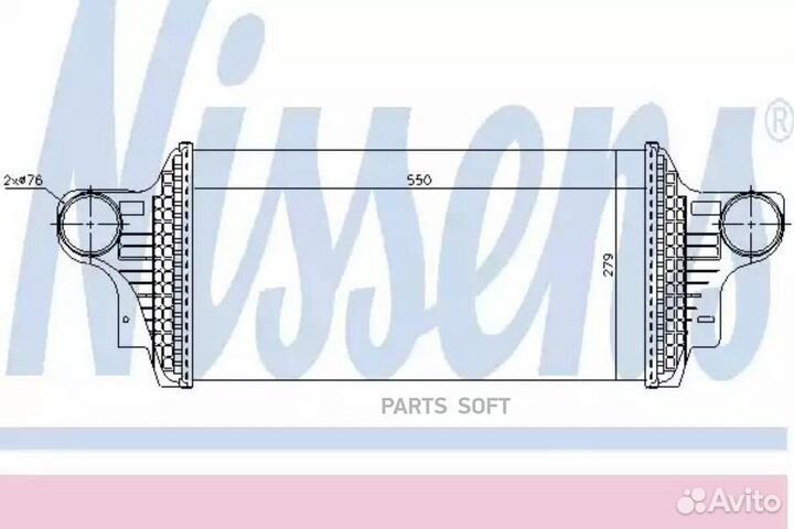Интеркулер mercedes-benz GL-series X164 (2006) GL3
