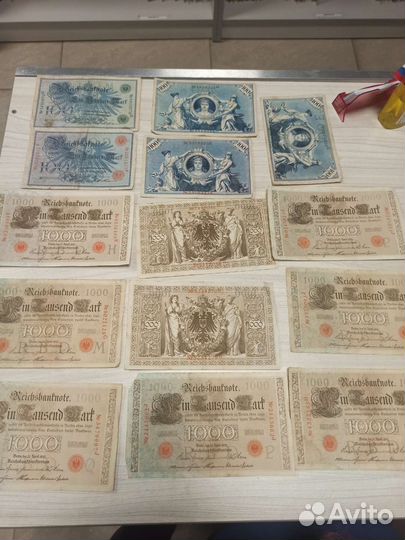 Старинные банкноты Германии