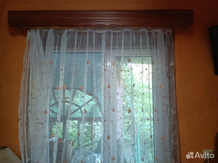 Карнизы с тюлью бу