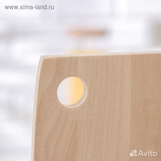 Доска разделочная Доляна, 35231,6 см, берёза