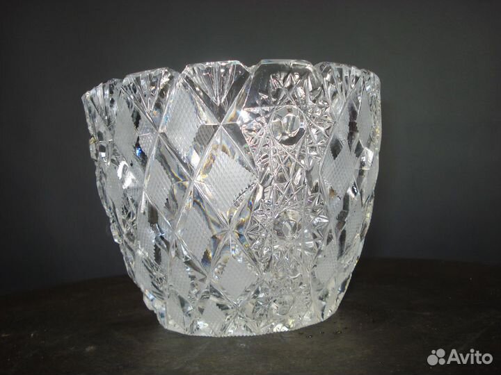 Ваза, конфетница хрусталь стекло СССР