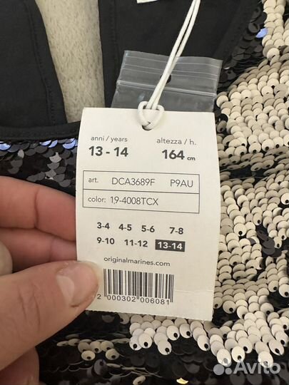 Original marines платье для девочки