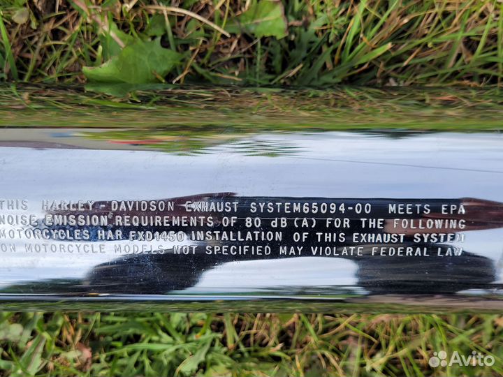 Оригинальный выхлоп Harley Davidson Fat boy