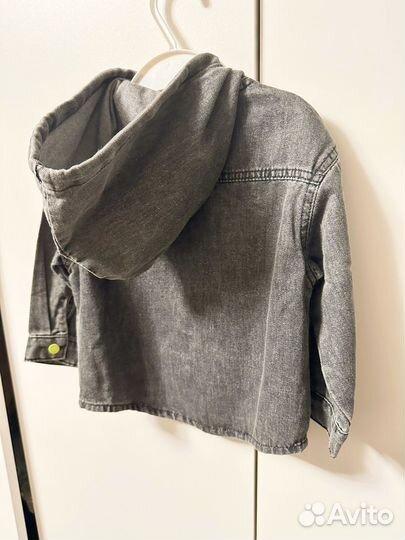 Джинсовая куртка-рубашка 80р