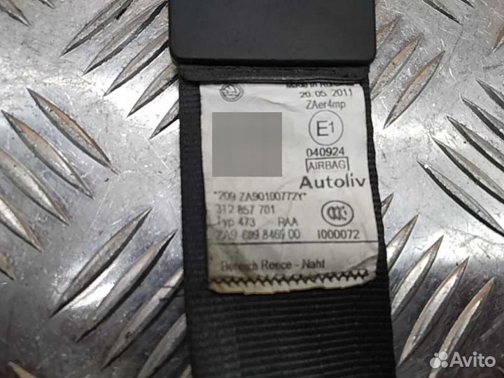 Ремень безопасности с пиропатроном Skoda Superb