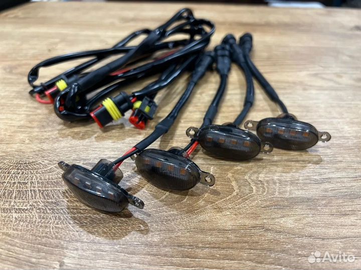 Дхо фонари в решетку радиатора на ваш авто с прово