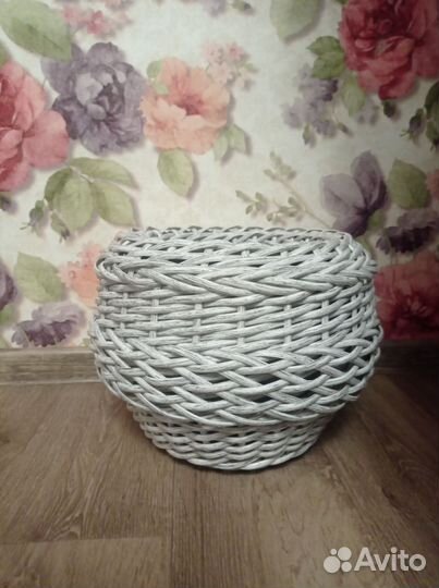 Кашпо из искусственного ротанга 7;10;12 литров