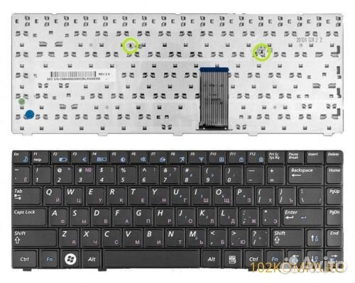Клавиатура для ноутбука Samsung R418, R420, RV408