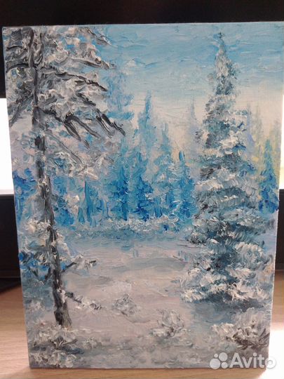 Картина маслом на холсте пейзаж