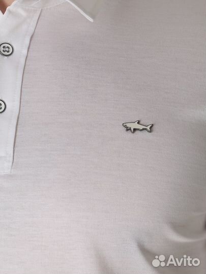 Поло хлопковое Paul & Shark