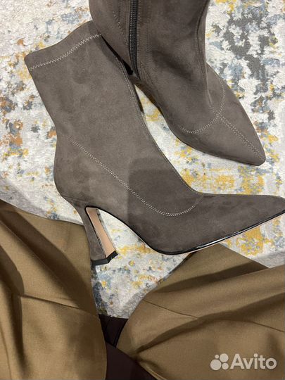 Ботильоны набук