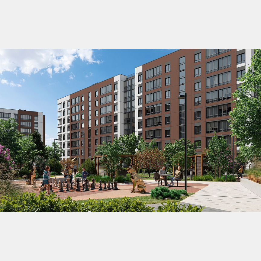 1-к. квартира, 36,1 м², 3/8 эт.