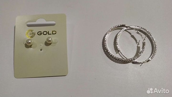 Бижутерия серьги