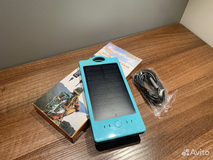 Внешний аккумулятор power bank солнечная батарея