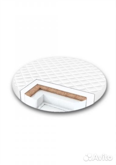 Матрас детский alis Садко круглый, 75*75