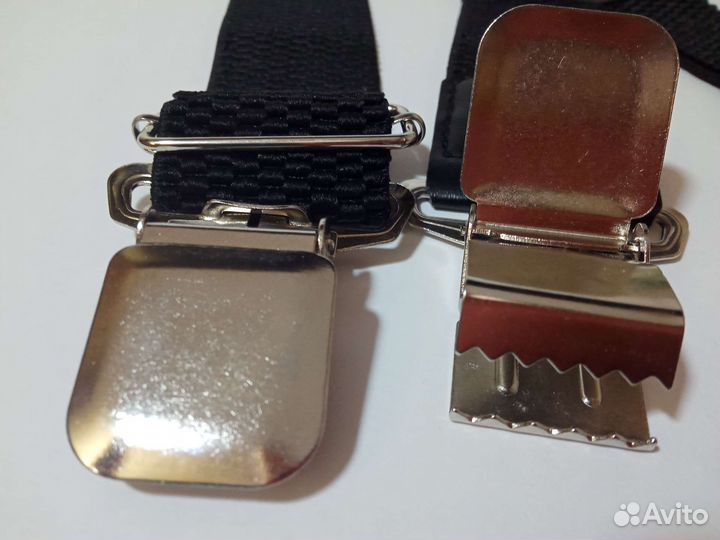 Подтяжки мужские черные