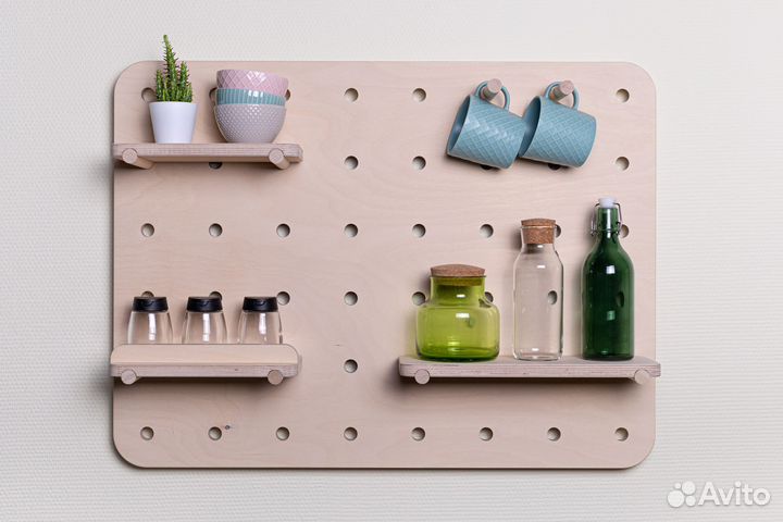 Настенная полка (пегборд) 60х80