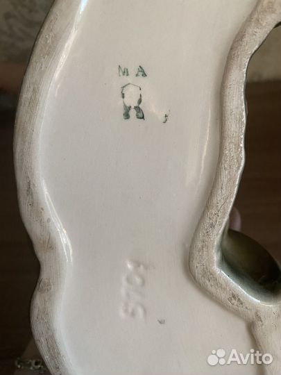 Фарфоровая статуэтка овчарки