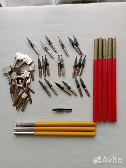 Плакатные перья, ручки для перьев, СССР