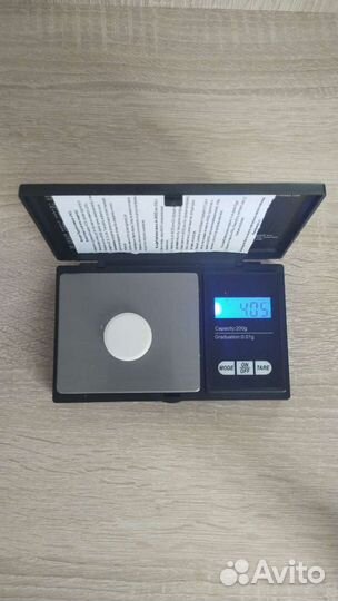 Весы ювелирные до 200 грамм, точность 0,01