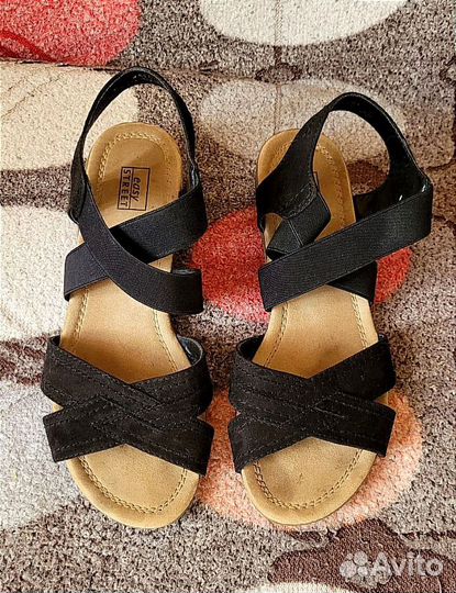 Босоножки женские, 40 размер, черные