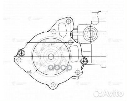 Помпа, Водяной Насос Mitsubishi L200 06/Psii