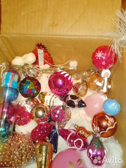 Елочные игрушки СССР советские