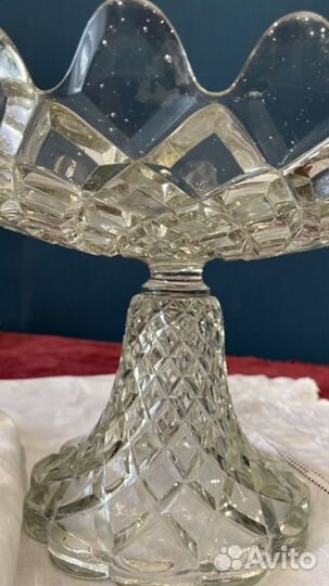 Ваза для фруктов антиквариат Мальцов