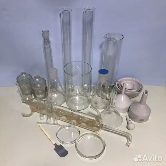 Химическая лабораторная посуда и термометры СССР