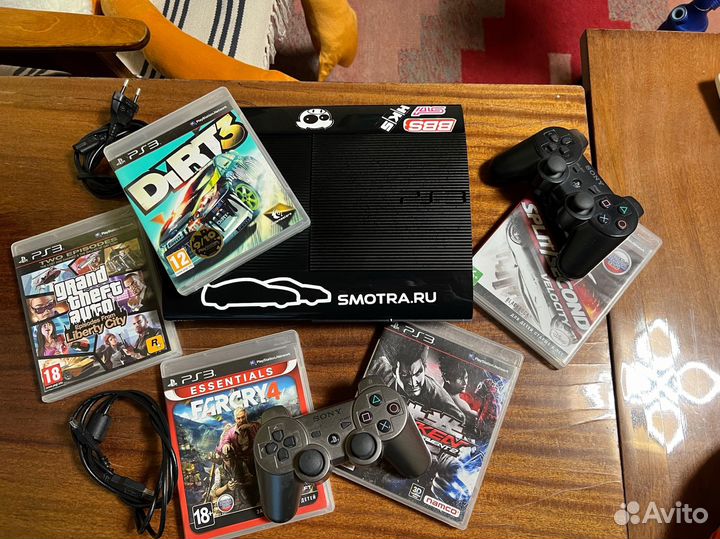 Игровая приставка ps3 super slim