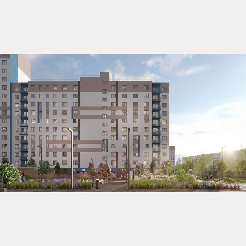 2-к. квартира, 49,5 м², 6/16 эт.