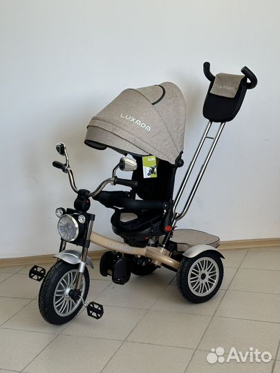 Велосипед - мотоцикл детский трехколесный «LuxMom»