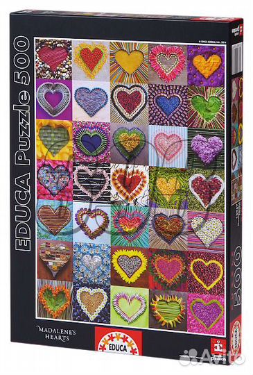 Пазл Сердечки (500 элементов) (30890)