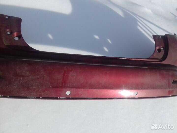 Nissan Juke бампер задний вишня оригинал