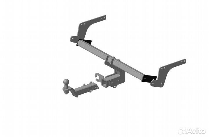 Фаркоп Renault Duster с 2021 г. под квадрат (без э