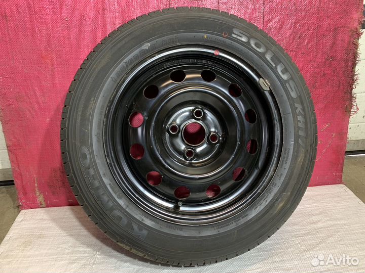 RIO 3 Solaris Запаска Kumho Solus kh17 185/65/15