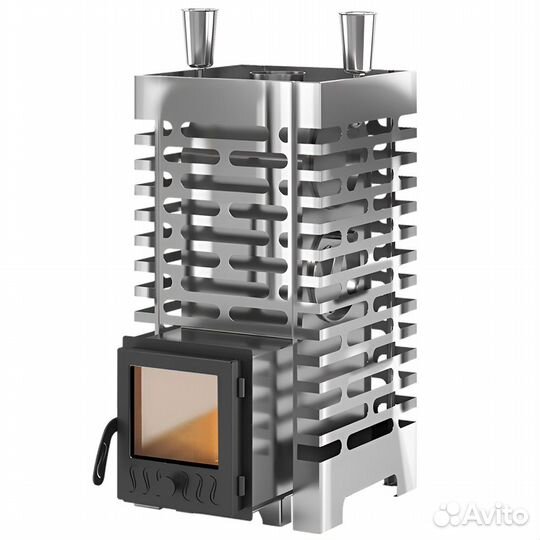 Печь На Дровах aston 20 inox стекло Aston