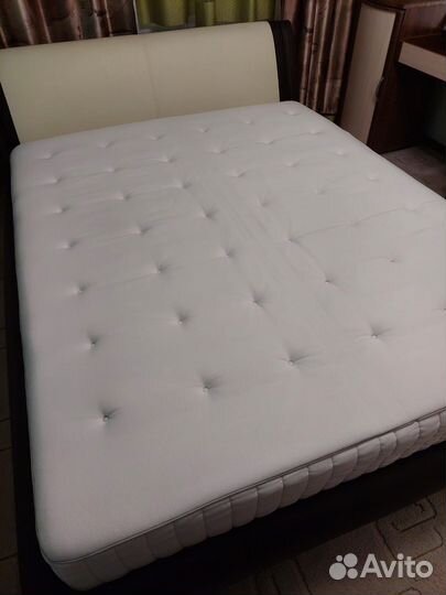 Кровать Corso-2 160х200 см Экокожа в комплекте с м