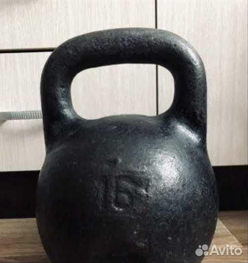 Гиря 16 кг СССР