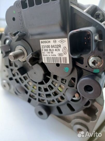 Генератор renault logan