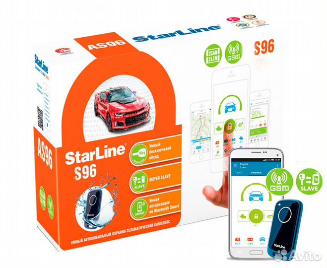 Сигнализация StarLine S96 2CAN GSM ECO.Установка